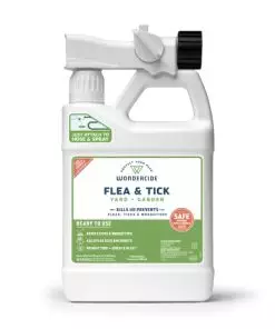 Wondercide – Ready to Use Flea, Tick, and Mosquito Yard Spray with Natural Essential Oils – Mosquito and Insect Killer, Treatment, and Repellent – Plant-Based – Safe Around Pets, Plants, Kids – 32 oz