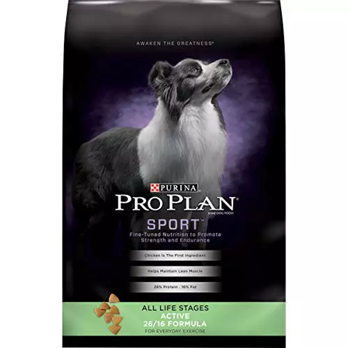 Purina Pro Plan Dry Dog Food, SPORT Active 26/16 Formula – 37.5 lb. Bag