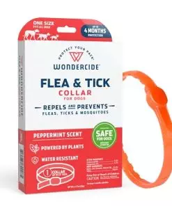 Wondercide Dog Collar – Flea, Tick, and Mosquito Repellent, Prevention for Dogs – with Natural Essential Oils – Pet and Family Safe – Up to 4 Months Protection