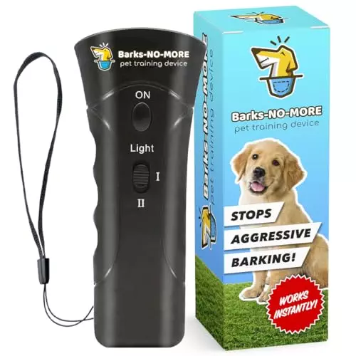 Generic Barks No More Dog Training Device & Bark Deterrent – Stop Barking Without Hurting Your Pet – Just Point & Press!, Black