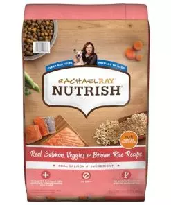 Rachael Ray Nutrish Salmon Dry Dog Food, 26 Pound Bag