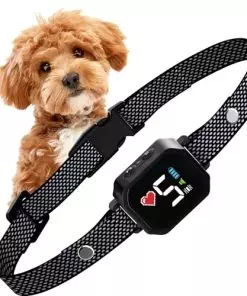 Bark Collar for Small Dogs 5-15lbs – No Shock Small Dog Bark Collar – Rechargeable Smart Anti Barking Collar with Beep Vibration Mode – Waterproof Anti Bark Collar with 7 Sensitivity Levels