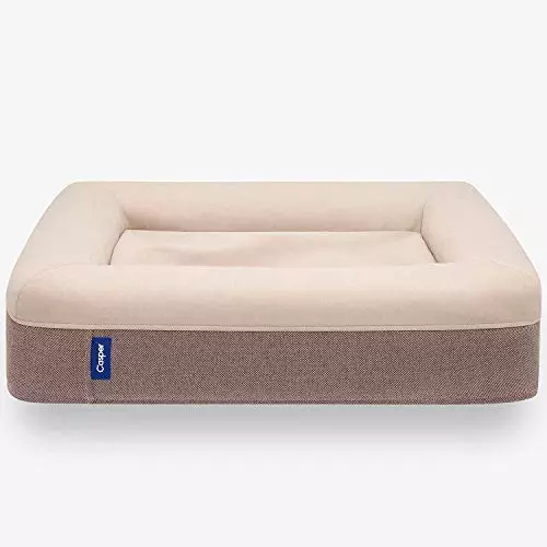 Casper Dog Bed, Plush Memory Foam, Medium, Sand