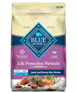 Blue Buffalo Life Protection Formula Large Breed Adult Dry Dog Food, Promotes Joint Health and Lean Muscles, Made with Natural Ingredients, Lamb & Brown Rice Recipe, 30-lb. Bag