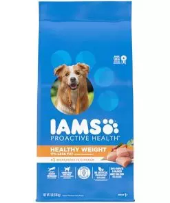 IAMS Proactive Health Healthy Weight Control Adult Dry Dog Food with Real Chicken, 7 lb. Bag