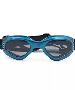 Small Dog Goggles Sun’ UV Protection Puppy Goggles Windproof Small Pet Sunglasses for Eyes Protection (Blue)