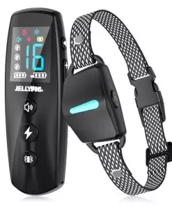 Dog Collar with Remote – 2600FT Dog Training Collar for Large Medium Small Dogs (8-120lbs) – IPX7 Waterproof, Rechargeable E Collar with Beep, Vibration, and Light Modes