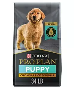 Purina Pro Plan High Protein Dry Puppy Food, Chicken and Rice Formula – 34 Pound (Pack of 1)