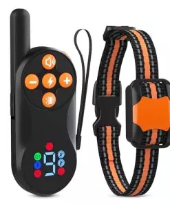 Dog Training Collar with Remote, Type-C Rechargeable Shock Collar, 1000FT Electric Collar for Dogs Training with 3 Modes, Safety Lock,IPX7 Waterproof