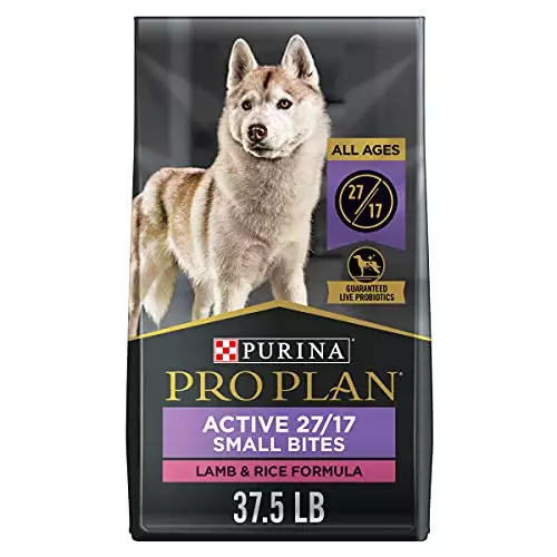 Purina Pro Plan High Protein, Small Bites Dog Food, SPORT 27/17 Lamb & Rice Formula – 37.5 Pound (Pack of 1)