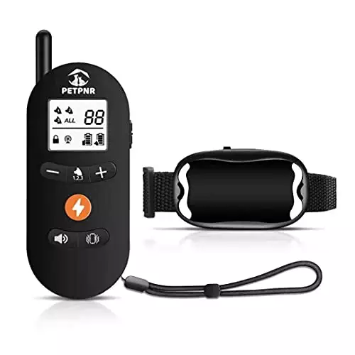 Dog Training Collar with Remote – Rechargeable Dog Shock Collar, Ecollar Dog Training Collar, w/3 Training Modes Beep,Vibration & Shock, Up to 1600Ft, 0-15 Shock Levels,IP67 Waterproof for Small Dogs