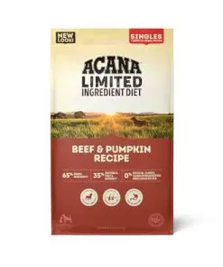 ACANA Singles Limited Ingredient Dry Dog Food, Beef & Pumpkin Recipe, Grain Free Beef Dry Dog Food, 22.5lb