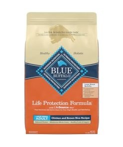 Blue Buffalo Life Protection Formula Natural Adult Large Breed Dry Dog Food, Chicken and Brown Rice 15-lb