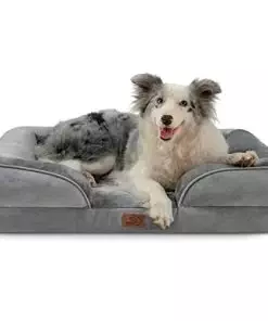 Bedsure Large Orthopedic Bed for Large Dogs – Big Waterproof Foam Sofa with Removable Washable Cover, Waterproof Lining and Nonskid Bottom Couch, Pet Bed