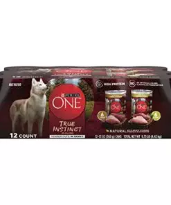 Purina ONE True Instinct Tender Cuts in Gravy With Real Turkey and Venison, and With Real Chicken and Duck High Protein Wet Dog Food Variety Pack – (12) 13 Oz. Cans