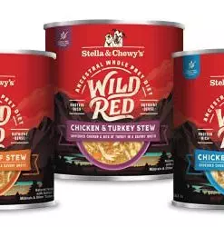 Stella & Chewy’s Wild Red Wet Dog Food Variety Pack Stews High Protein Recipes, 10 Ounce (Pack of 3)