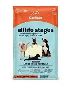 Canidae All Life Stages Large Breed Turkey Meal & Rice Formula Dry Dog Food, 40 lbs, For All Ages & Multi-Dog Homes