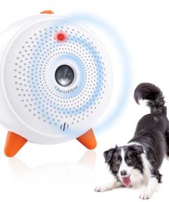 Bubbacare Anti Barking Device, Automatic Bark Control Device, Outdoor Indoor Dog Bark Deterrent with 33FT Control Range, Rechargeable & Waterproof Anti-Bark Tool for Puppy Large Small Dogs