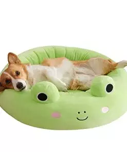 Squishmallows 24-Inch Wendy Frog Pet Bed – Medium Ultrasoft Official Squishmallows Plush Pet Bed