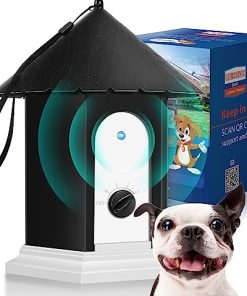 Anti Barking Device, Dog Barking Control Devices with Adjustable Ultrasonic 3 Level Stop Dog Barking Deterrent, Bark Box Up To 50 Ft Pet Behavior Training Tool, No Barking Deterrent for Almost Dogs