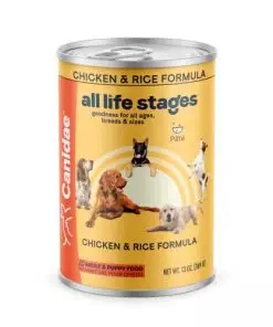 Canidae All Life Stages Premium Wet Dog Food for All Breeds, All Ages, Chicken & Rice Recipe, 13 oz. (Case of 12)