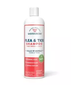 Wondercide – Flea & Tick Shampoo for Dogs and Cats – Flea and Tick Killer Treatment with Natural Essential Oils – for Pets Over 4 Months – Powered by Plants – 12 Fl oz