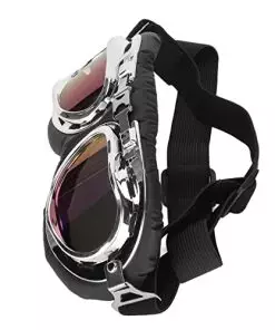 Dog Goggles, Dog Sunglasses Portable Attractive Extra Large Lens Impact Resistant for Outdoor(Five Colors)