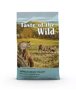 Taste of the Wild Grain Free High Protein Real Meat Recipe Appalachian Valley Premium Dry Dog Food (418037), 14-Pound
