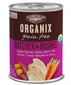 Castor & Pollux Organix Grain Free Butcher & Bushel Organic Carved Turkey Dinner in Gravy Adult Canned Dog Food, 12..7oz cans (Pack of 12)