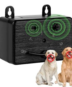 Anti Barking Device, Ultrasonic Dog Barking Device with 4 Adjustable Modes, 50FT Bark Control Device Sonic Bark Deterrents, Waterproof Ultrasonic Dog Bark Deterrent Device, Safe for Both Dogs & Human