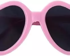 Pink Heart-Shaped Pet Sunglasses Cute Pet Dog Sunglasses Cat Glasses Heart Sun Flower Glasses for Small Dogs Cat Accessories Photos Props Pets Party Decor Sunglasses