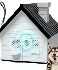 Anti Bark Device for Dogs, Automatic Sensing No Bark Bird Box for Dogs, 4 Frequency Ultrasonic Barking Control Devices Sonic Sound Silencer Safe for Human & Dogs
