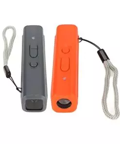 Zerodis Ultraonic Bark Control Device,Rechargeable Handheld Dog Bark Deterrent Devices Dog Bark Deterrent Devices with UV Violet(Orange)