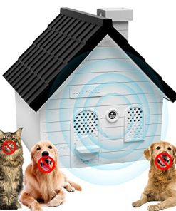 Bark Box,Dog Barking Control Devices,Bark Box for Barking Dogs,No Bark Bird Box for Dogs,Anti Barking Device 50 Ft,3-Frequency Ultrasonic Dog Bark Deterrent,Safe for Pets and People (White)