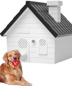 Anti Barking Device, Outdoor Dog Barking Control Devices with Adjustable 3 Modes, 50-Foot Range Automatic Sensing Dog Training & Behavior Aids Bark Box Dog Bark Deterrent Training Tools