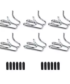 6 Pack Extra Links Prong Collar for Dog- Replacement 3.5mm Stainless Steel Pinch Collar for Dogs Links Extra Training Collar Links Fit 3.4mm Thickness Measure