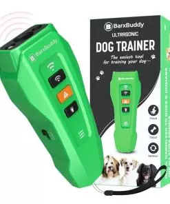 BarxBuddy 2nd Gen Dog Bark Deterrent Devices | Long Range Ultrasonic | Bark Collar Alternative | Dog Training Indoor/Outdoor | Rechargeable Anti Bark Device for Dogs