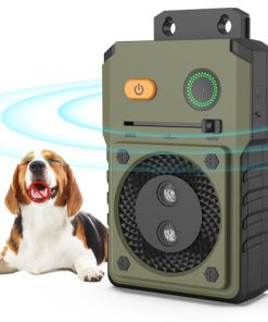 Bubbacare Anti Barking Device Ultrasonic, 50FT Range Bark Control Device with Dual Speakers, 3 Modes Sonic Bark Deterrents for Large Small Dogs, Waterproof Indoor Outdoor Bark Box for Neighbor’s Dog