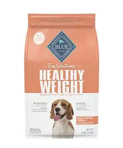 Blue Buffalo True Solutions Healthy Weight Natural Weight Control Adult Dry Dog Food, Chicken 4-lb