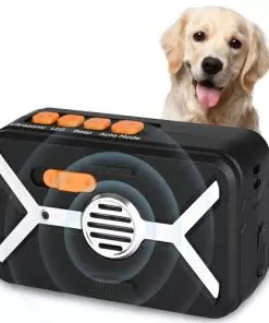 YinRazer Anti Barking Device,Wallmountable Upgraded 50ft Dog Barking Control Devices with 3 Adjustable Level,Automatic Manual Switchable Ultrasonic Bark Stopper