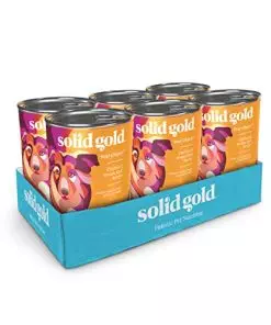Solid Gold Canned Dog Food for Adult & Senior Dogs – Made with Real Chicken and Whole Grains – Star Chaser High Calorie Wet Dog Food for Healthy Digestion and Immune Support…