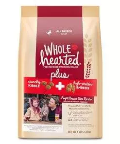WholeHearted Plus Beef & Brown Rice Recipe with Whole Grains Plus Dry Dog Food, 5 lbs.
