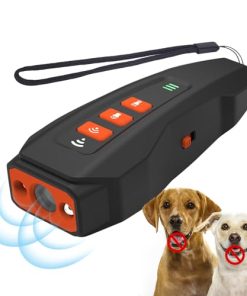Voraiya® Dog Bark Deterrent Devices, Ultrasonic Anti Bark Device for Dogs, Best Rechargeable 3 in 1 Dog Training & Behavior Aids, Safe for Human & Dogs, Portable Dog Whistle Safe for Indoor Outdoor