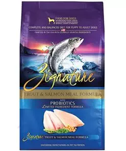 Zignature Trout & Salmon Limited Ingredient Formula Dry Dog Food Small Bites 4lb