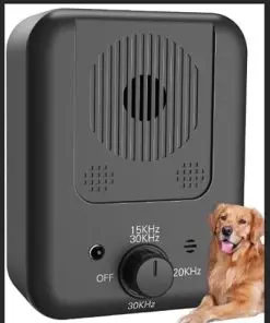 Anti Barking Device, Dog Barking Deterrent Devices Indoor & Outdoor, 50FT Ultrasonic Dog Barking Control Device for Home, Rechargeable Barking Dog Silencer