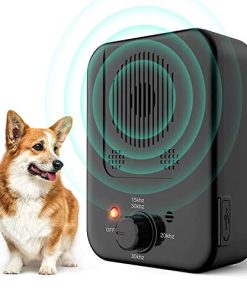 bubbacare Dog Bark Deterrent Devices, Anti Barking Device with 3 Adjustable Levels, Dog Barking Control Devices Work Range Up to 33 Ft, Sonic Bark Deterrent Safe for Dogs Behavioural Training