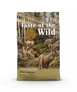 Taste of the Wild Grain Free High Protein Real Meat Recipe Pine Forest Premium Dry Dog Food, Venison, 14 pounds