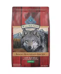 Blue Buffalo Wilderness Rocky Mountain Recipe High Protein Natural Adult Dry Dog Food, Red Meat with Grain 13 lb bag