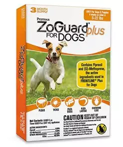 ZoGuard Plus Flea and Tick Prevention for Dogs (Small – 5-22 lb)