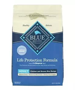 Blue Buffalo Life Protection Formula Natural Adult Dry Dog Food, Chicken and Brown Rice 15-lb